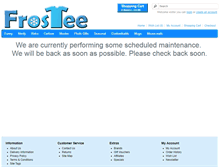 Tablet Screenshot of frostee.org